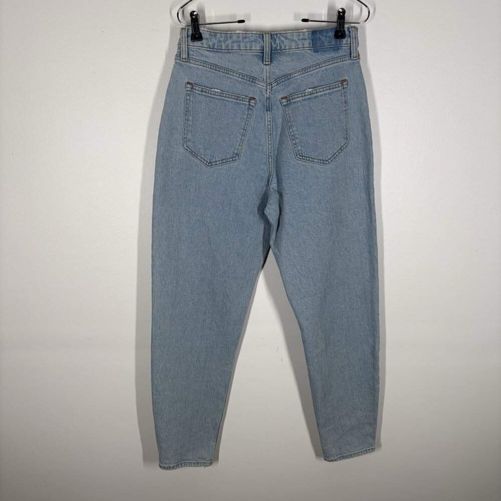 Abercrombie & Fitch Women 27/4L Pleated Curve Love High Rise The 80s Mom Jeans - Picture 8 of 12